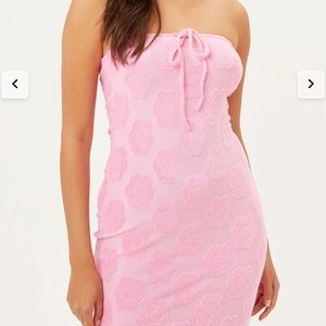 Frankies Bikinis hope strapless terry dress